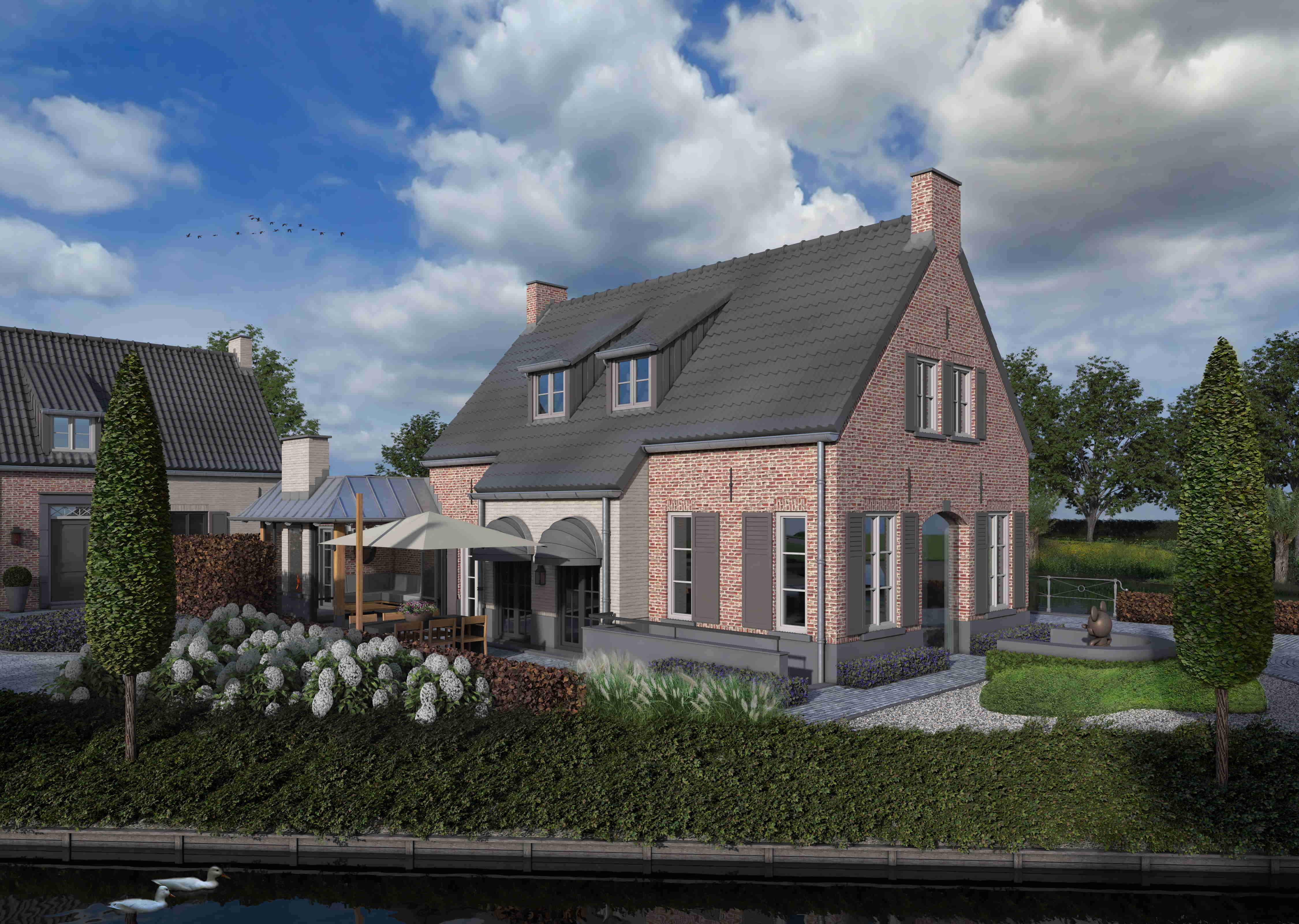 3D   kempische villa   Rotterdam   AA+ ontwerpbureau   Marinus Weijers   dag